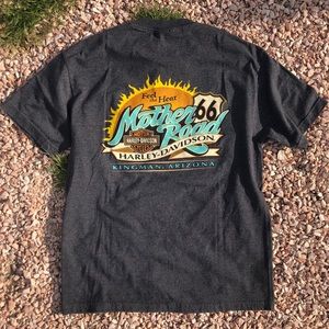 Authentic Route 66 Harley Davidson T-shirt Sz L